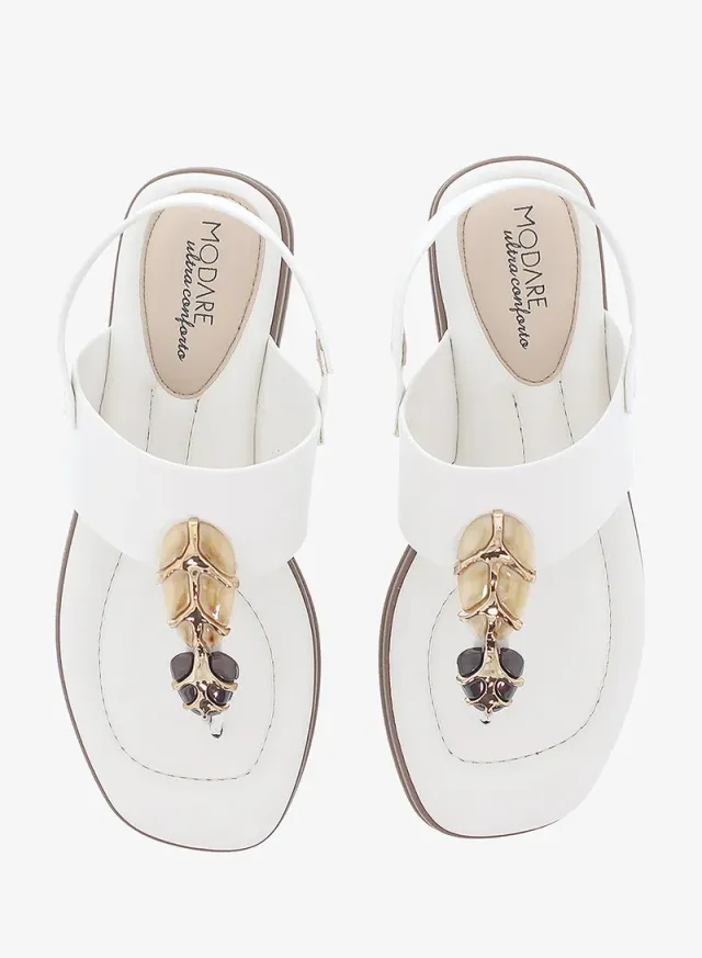 Modare Women's Flat Sandals with Back Strap – image 5
