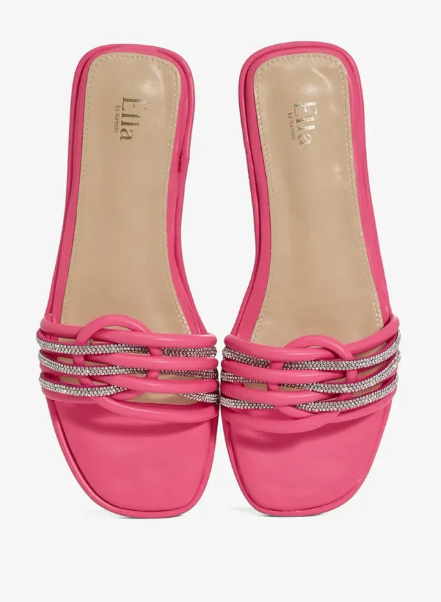 Woven Strap Flat Sandal – image 4