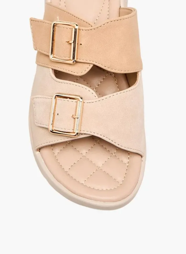Flora Bella Women Buckled Strap Comfort Sandals – image 4