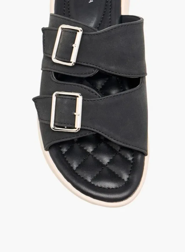 Flora Bella Women Buckled Strap Comfort Sandals – image 4