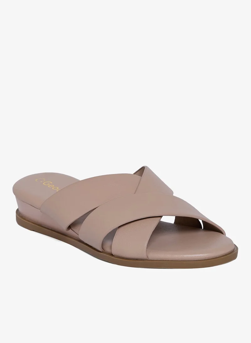 Geoomnii Women's Comfort Cushioned Slide Sandals