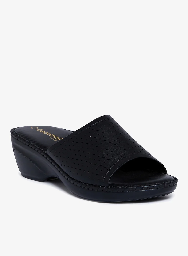 Geoomnii Women's Comfort Cushioned Slide Sandals