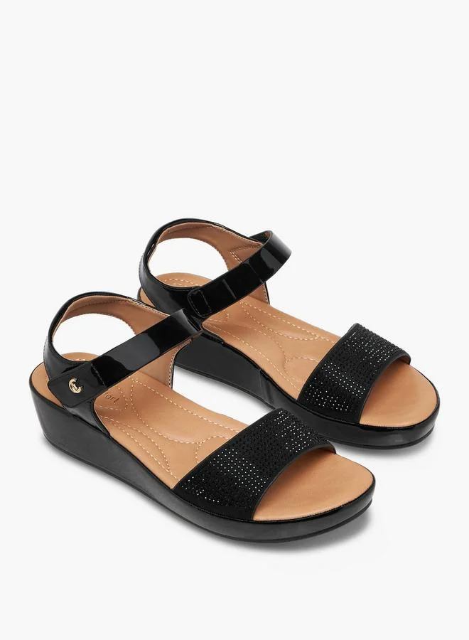 Women's Embellished Wedge Sandals