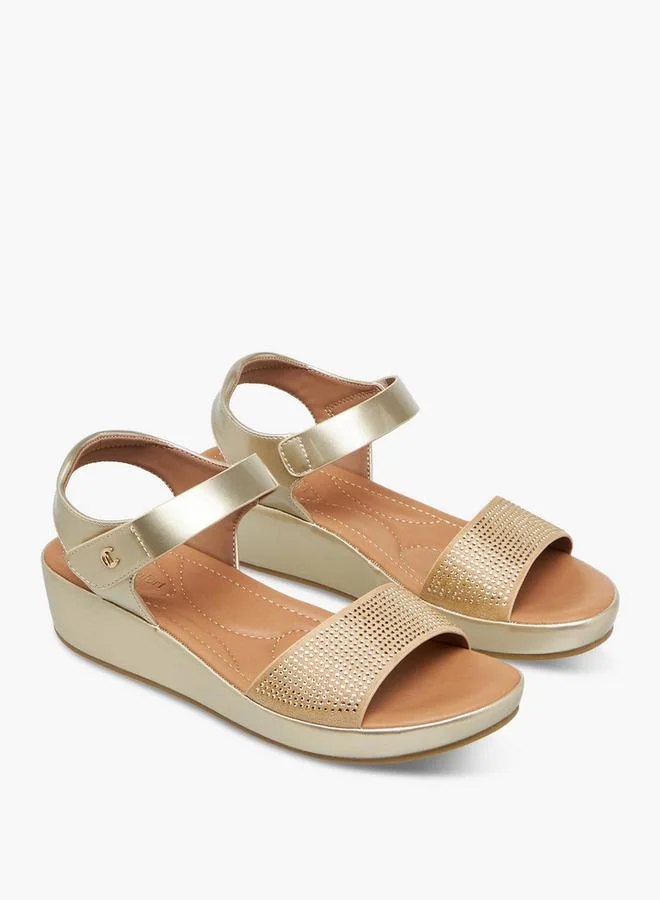 Women's Embellished Wedge Sandals