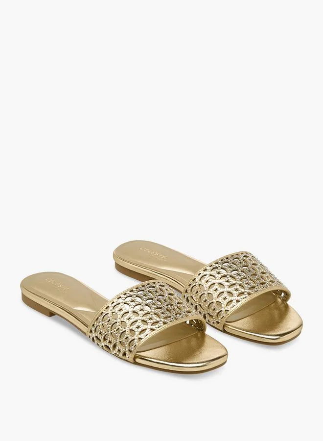 Women's Embellished Slip-On Sandals