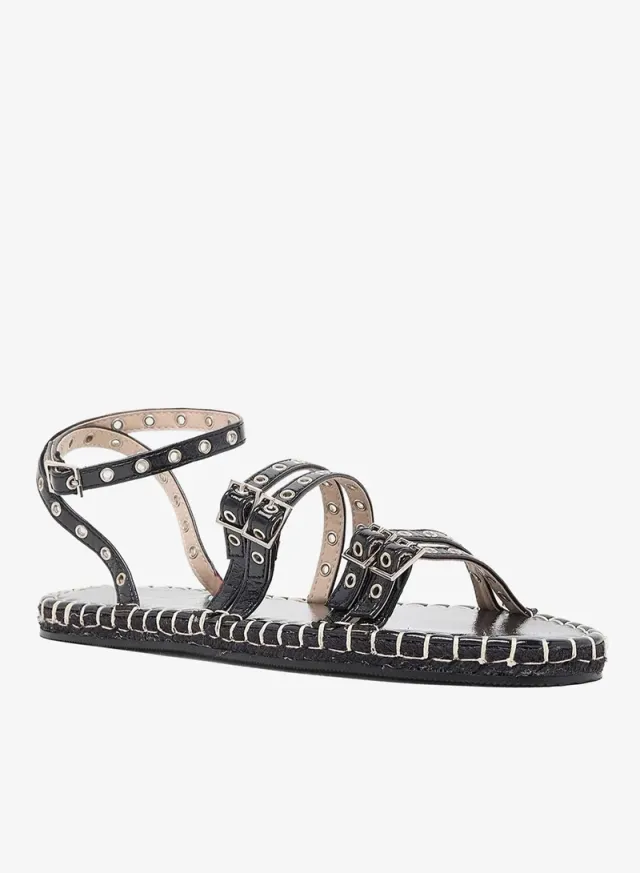 Studded Multi-Strap Flat Sandal – image 2