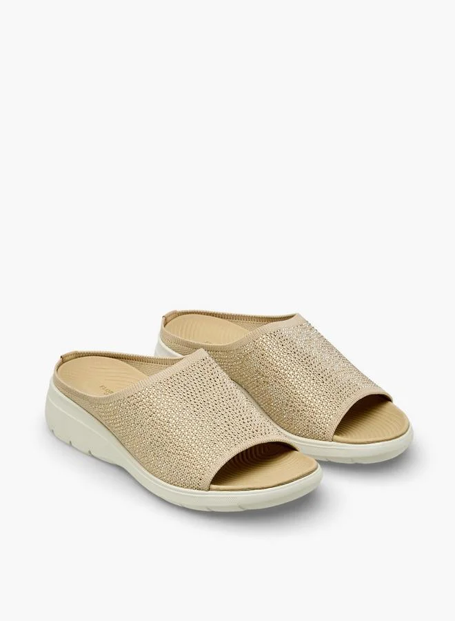 Women's Embellished Slip-On Sandals