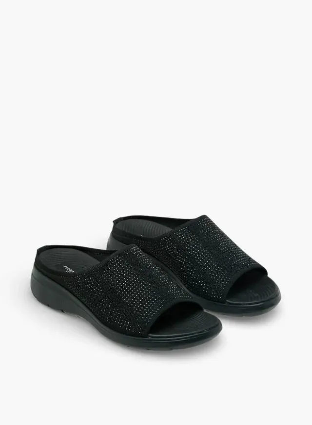 Women's Embellished Slip-On Sandals
