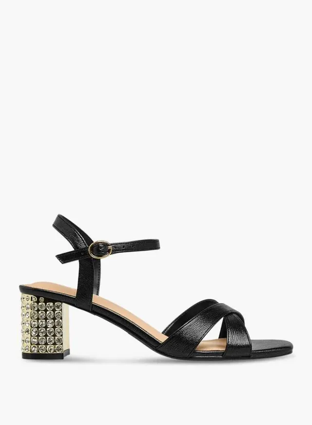 Embellished Block Heel Sandals – image 3