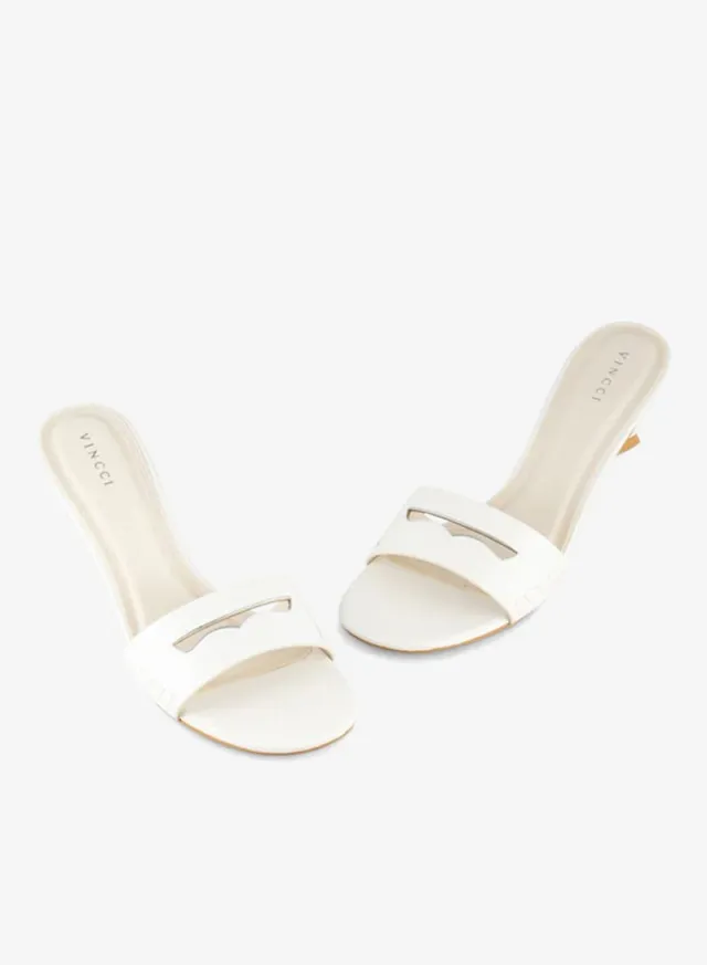 Women Single Strap Mid Heel Sandals – image 4