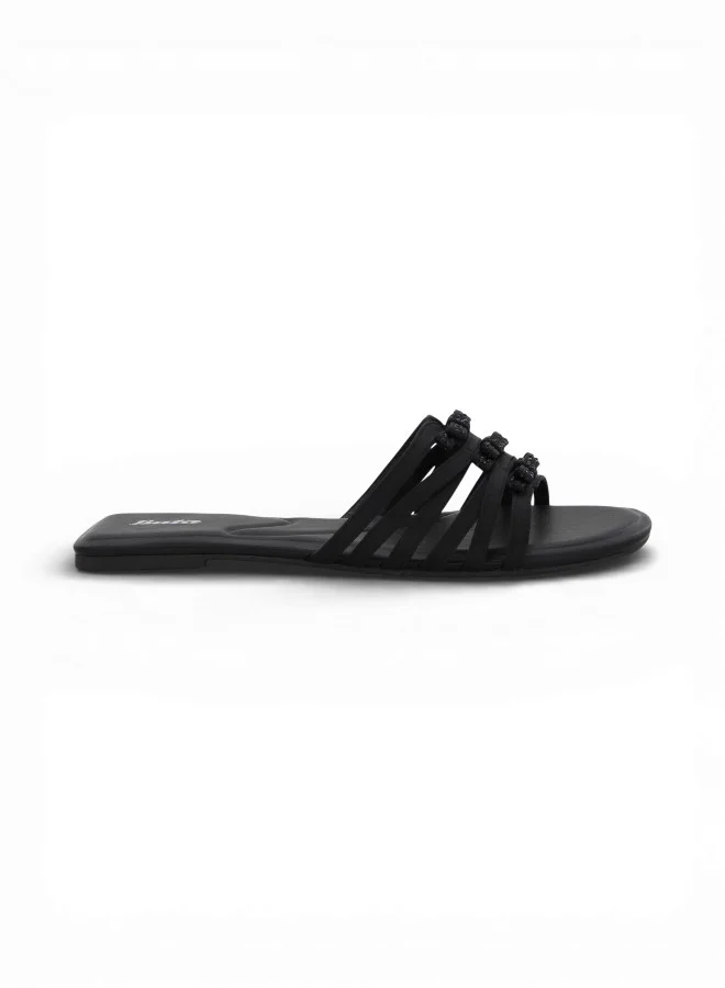 Slip-On Flat Slide Sandals