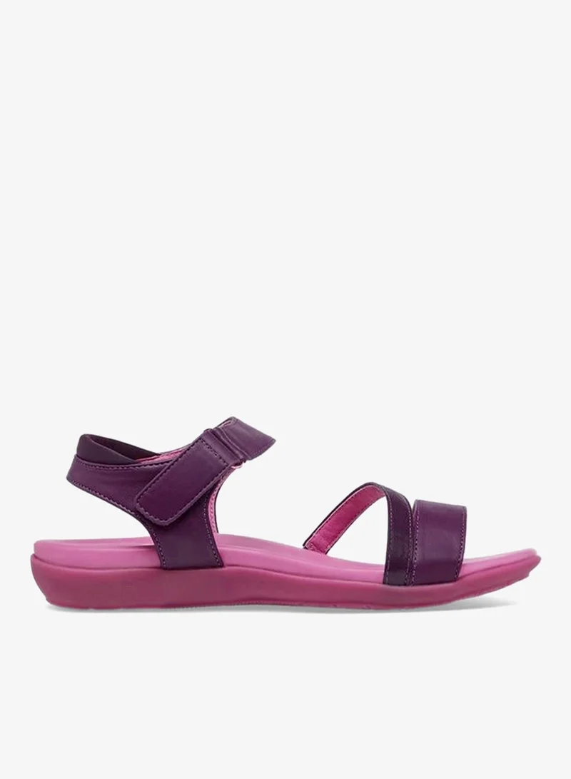 Strappy Hook and Loop Sandals