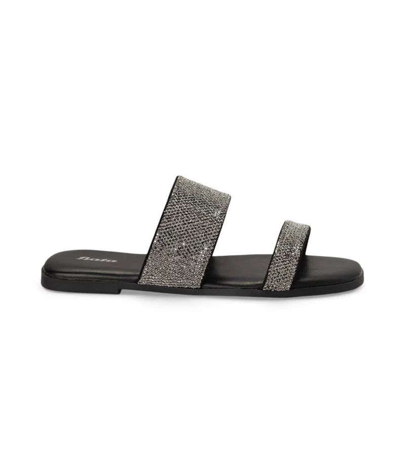 Dual-Strap Comfort Slide Sandals