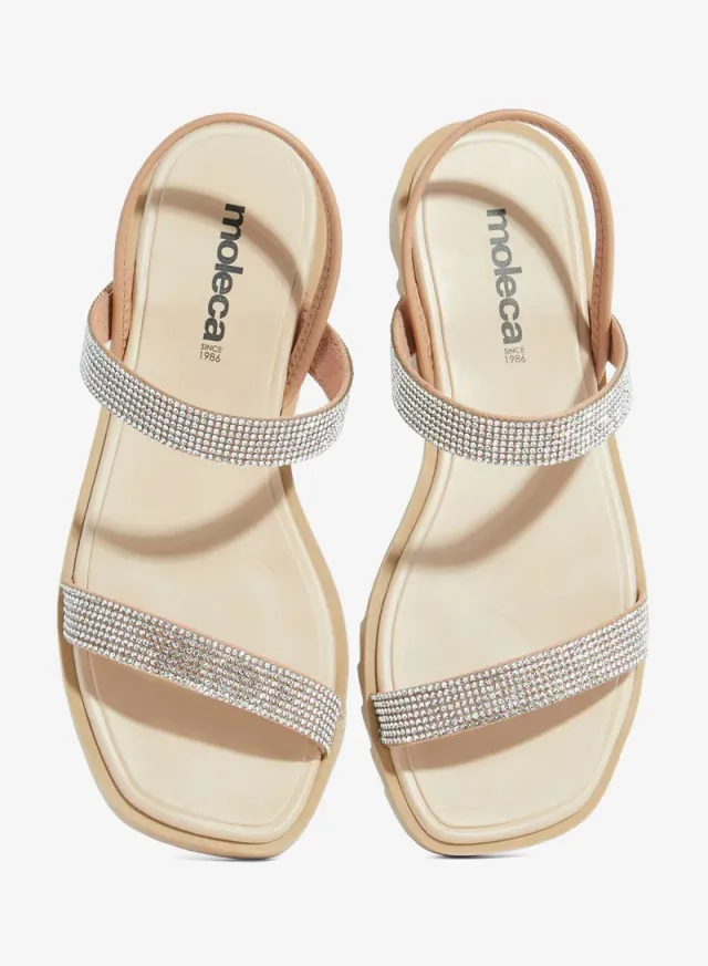Flat Sandals for Women Nude – image 4