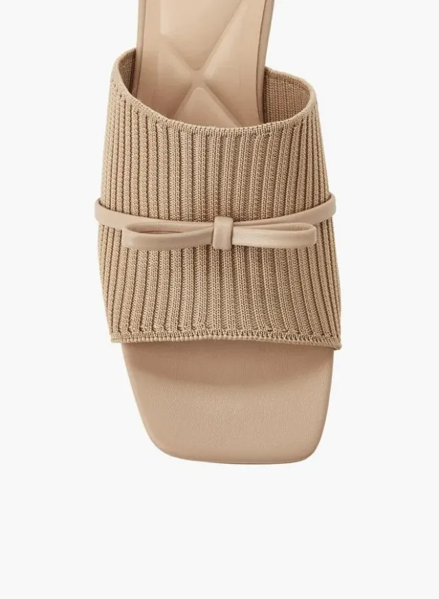 Women's Ribbed Block Heel Sandals – image 4