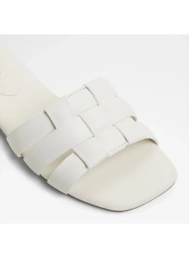 Textured Flat Sandals – image 5