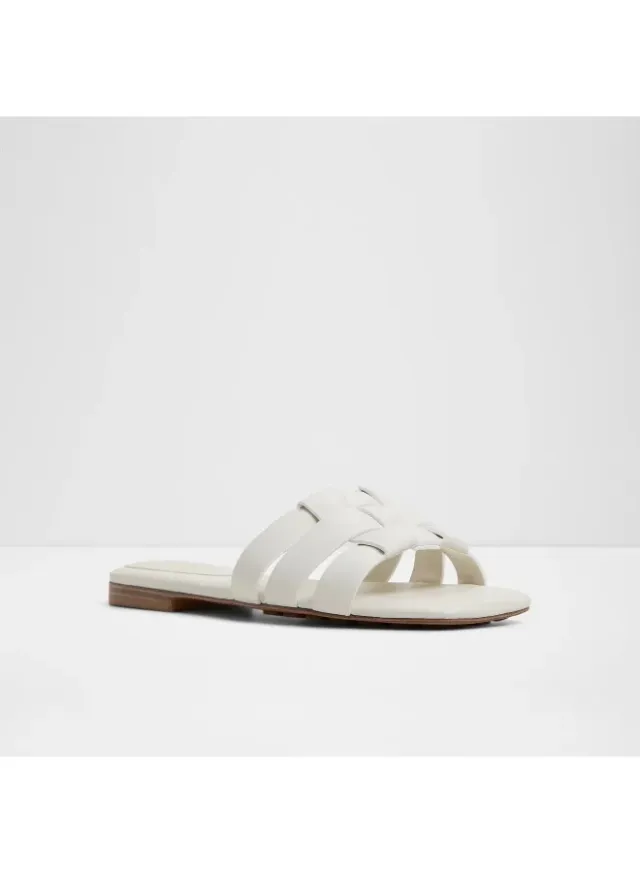 Textured Flat Sandals – image 4