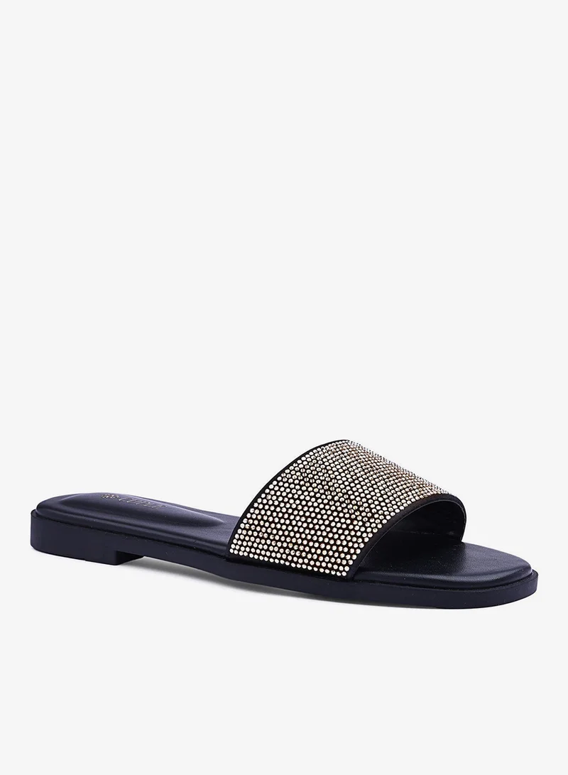 Women's Rhinestone Flat Sandals