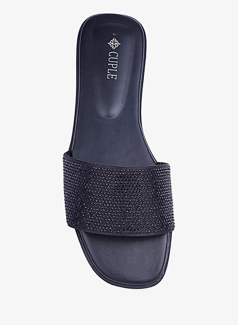 Women's Rhinestone Flat Sandals