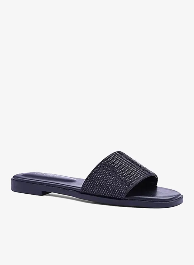 Women's Rhinestone Flat Sandals – image 2