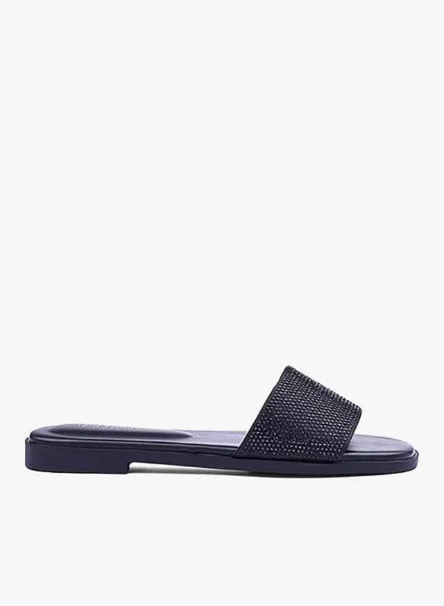 Women's Rhinestone Flat Sandals – image 3