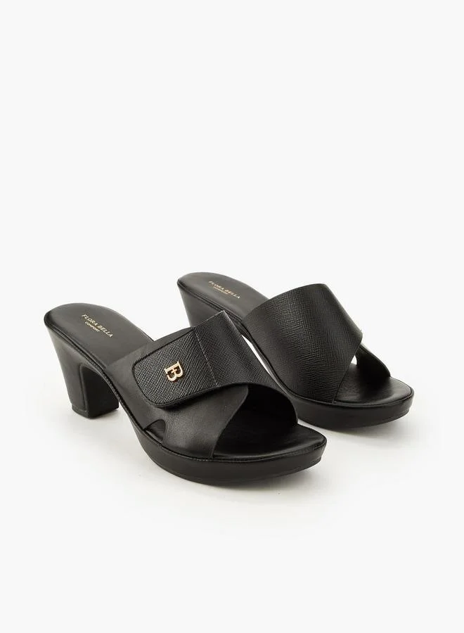 Women's Block Heel Slip-On Sandals