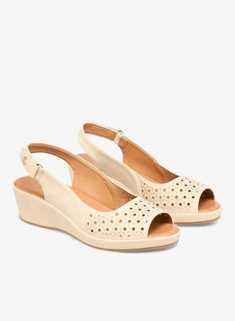 Women's Cutout Wedge Sandals