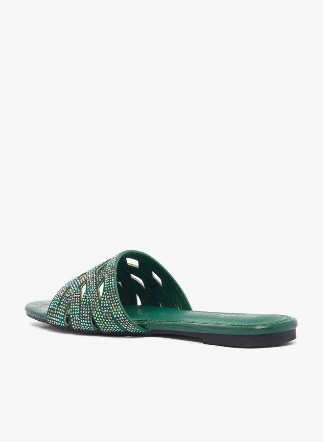 Printed Flat Sandals