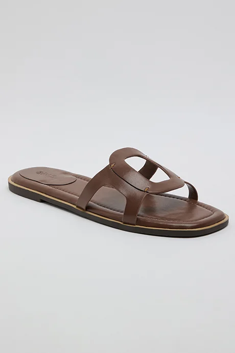Cut-Out Flat Sandals