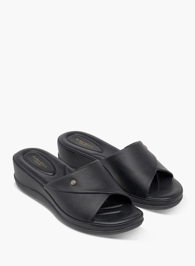 Flora Bella Slip-On Wedge Sandals