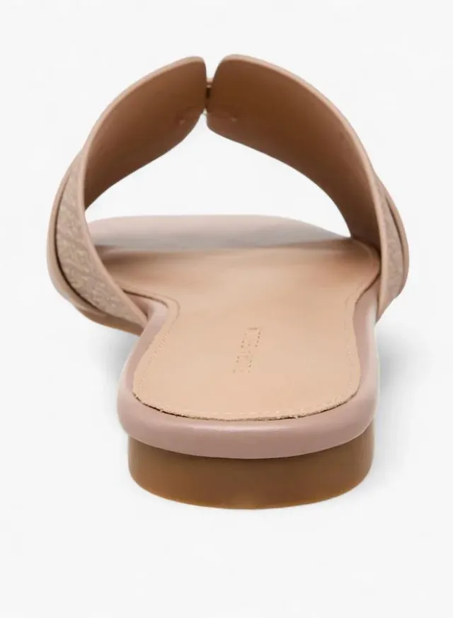 Flora Bella Women's Monogram Print Sandals – image 5