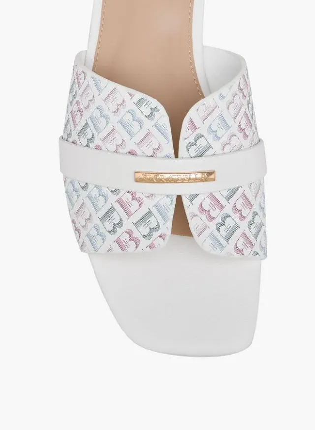 Flora Bella Women's Monogram Print Sandals – image 4