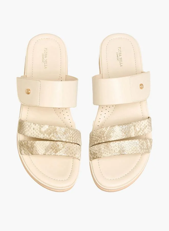 Animal Print Strap Sandals