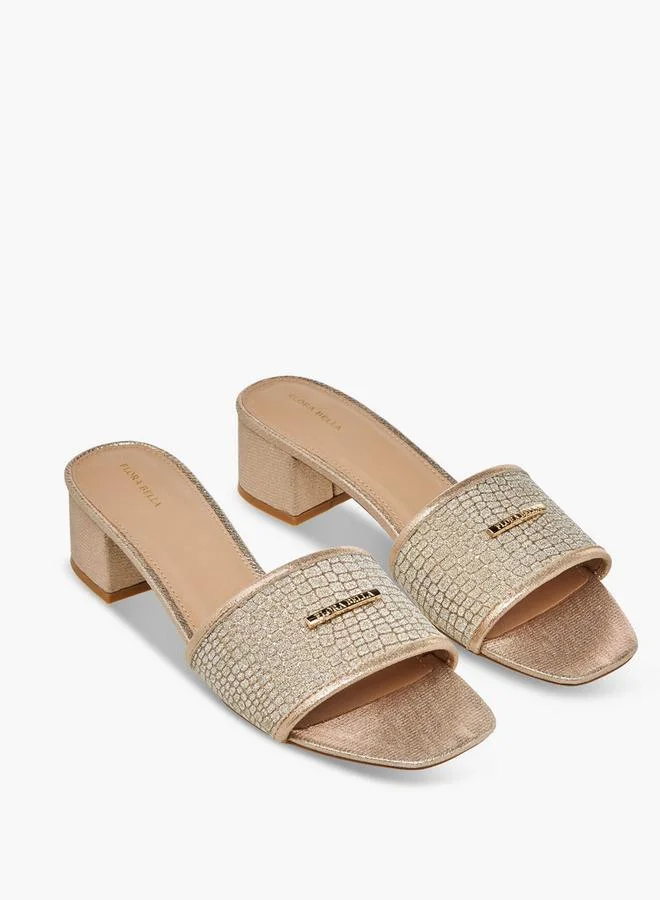 Women's Embellished Block Heel Sandals