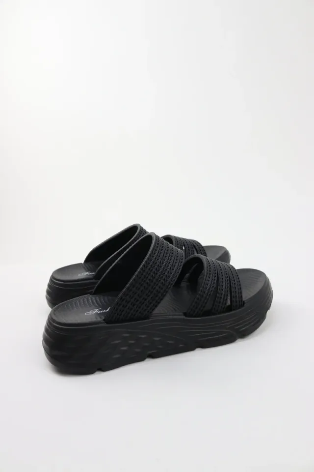 Women's Double Strap Platform Sandals - Lightweight Slide Slippers – image 3