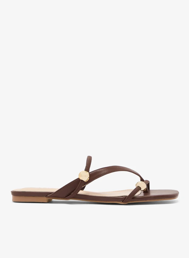 Flat Toe-Loop Sandals