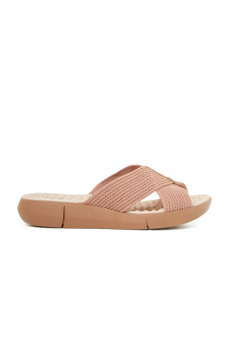 MODARE Flat Slip-On Sandals NUDE