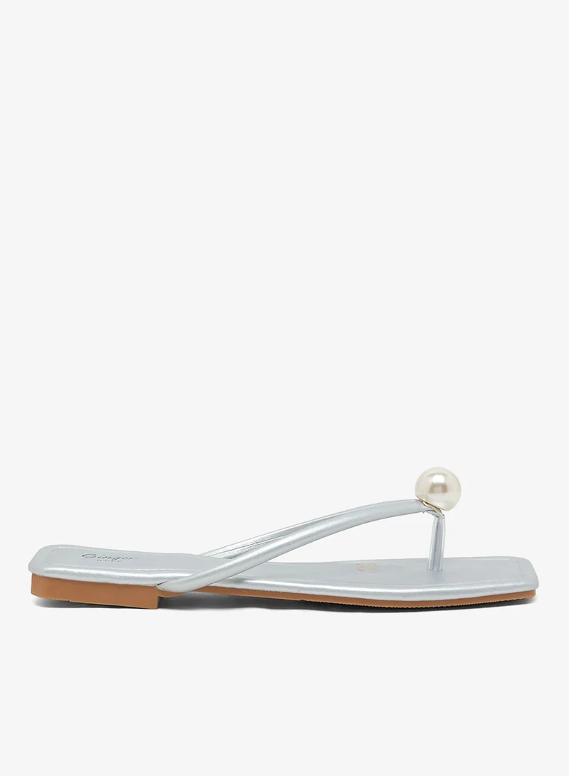 Pearl Thong Sandal