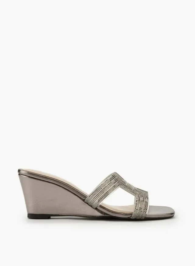 Women's Embellished Wedge Sandals – image 3