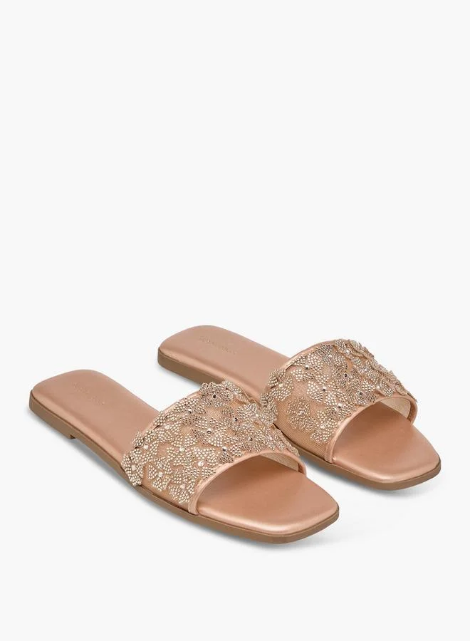 Flora Bella Women's Embellished Slides
