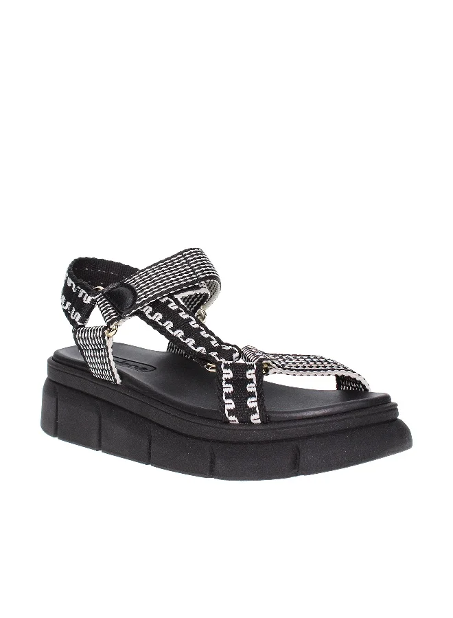 Moleca Flat Sandals Black