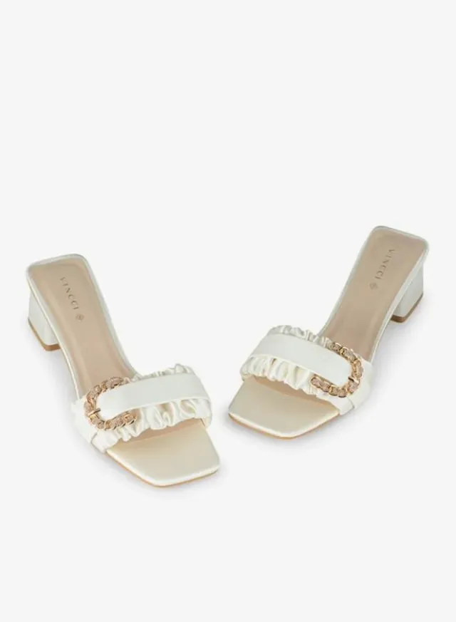 Women's Low Heel One Strap Sandals – image 4