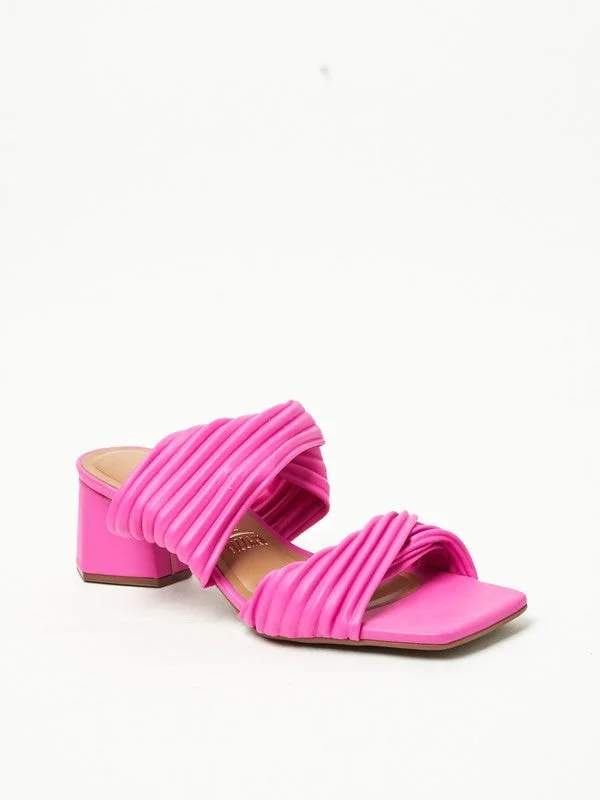 Women's Mid Heel Slingback Ankle Strap Sandals