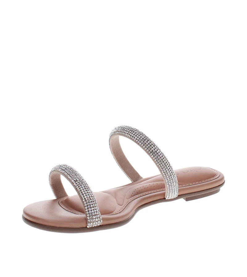 BEIRA RIO Women's Flat Slip On Sandals NUDE