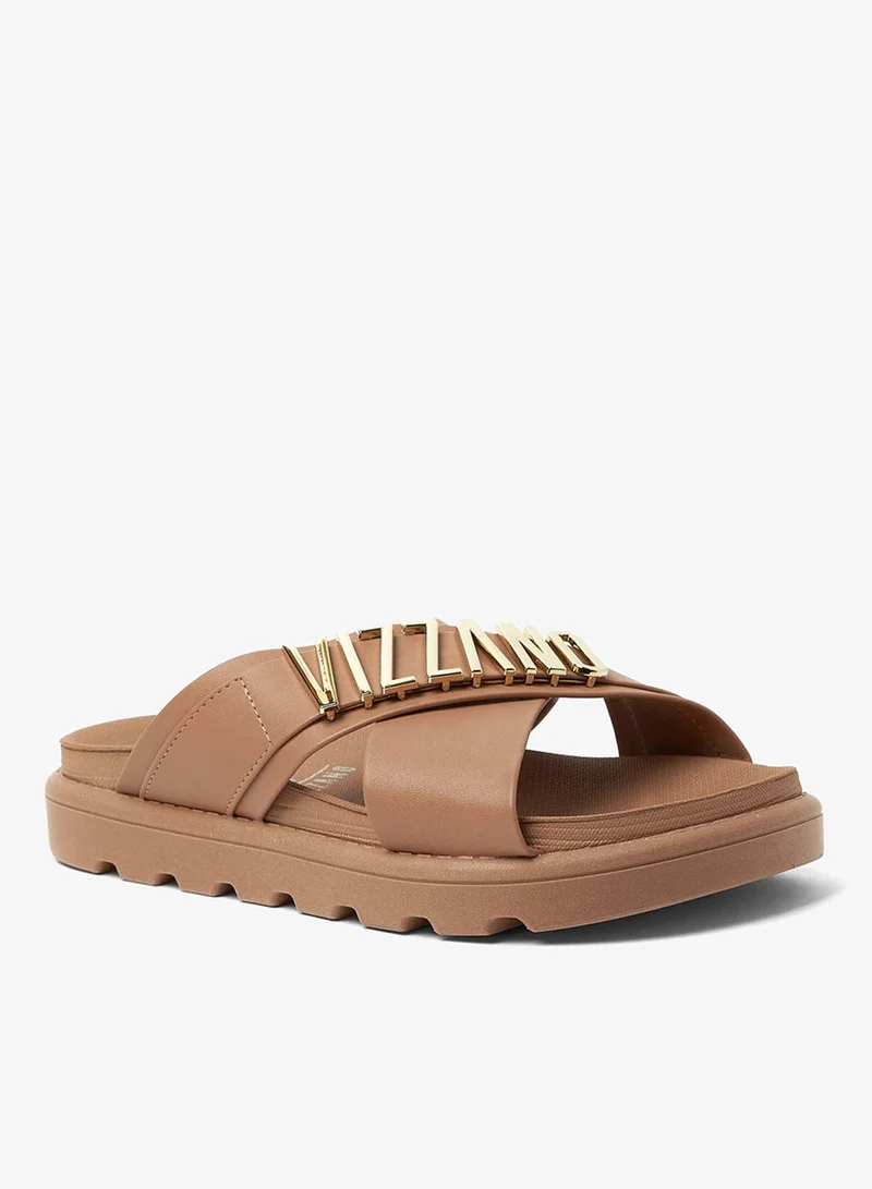 Women's Slip-On Strappy Flat Sandals