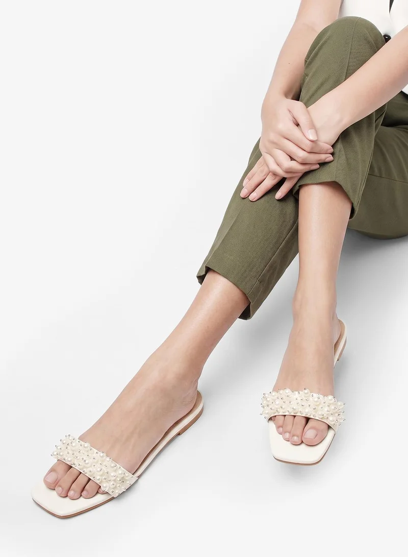 One Strap Flat Sandals
