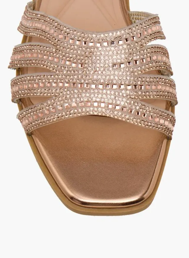 Women Embellished Flat Sandals – image 4