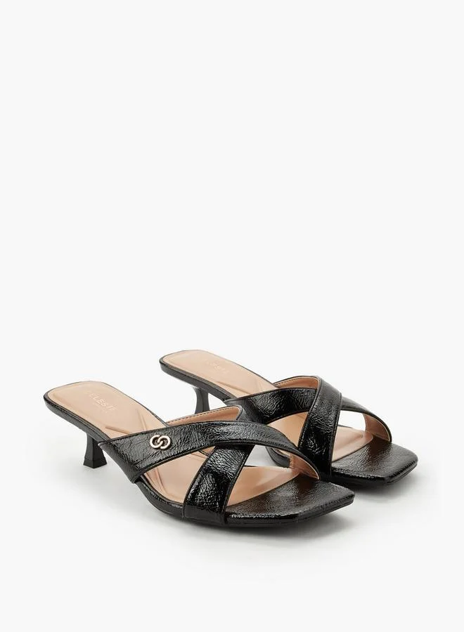 Women Kitten Heel Sandals