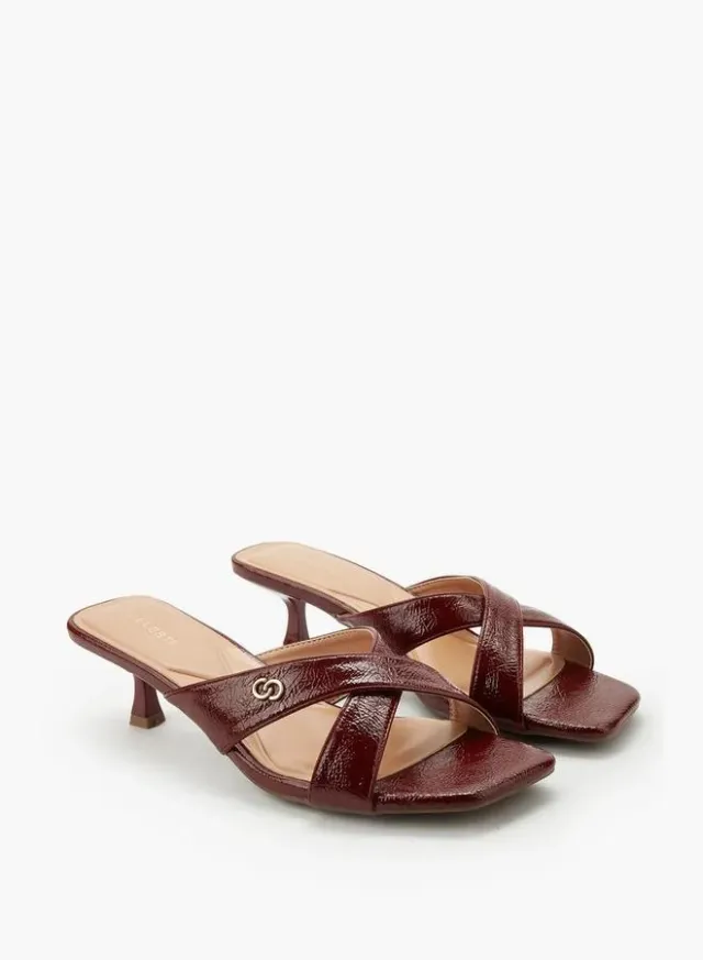 Women Kitten Heel Sandals