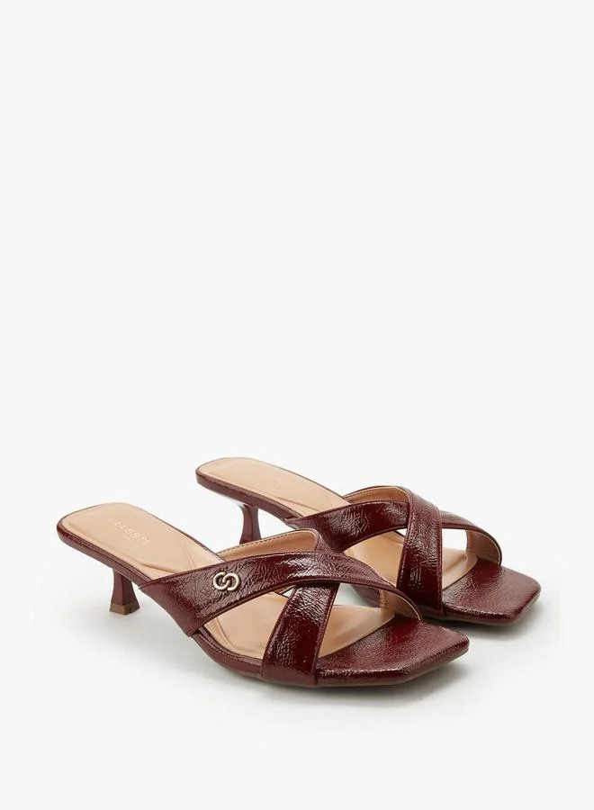 Women Kitten Heel Sandals